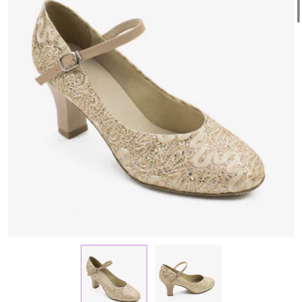 EUC SoDanca Rosalina Sparkle Ballroom Shoes